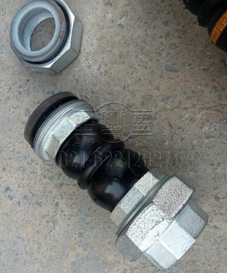 絲扣橡膠接頭結構分解圖